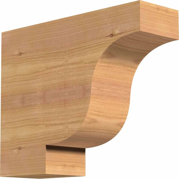 Ekena Millwork Newport Smooth Rafter Tail, Western Red Cedar, 3 1/2"W x 10"H x 12"L RFT04X10X12NEW00SWR - main